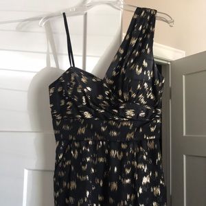 One shoulder cocktail dress